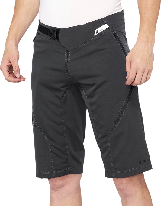 100% Airmatic Shorts - Charcoal - US 30 40021-00015
