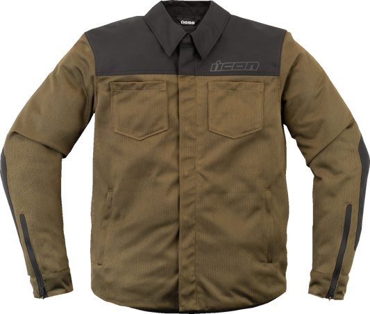 ICON Upstate Mesh CE Jacket - Green - Small 2820-6229