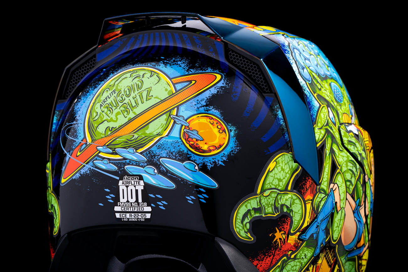 ICON Airflite™ Helmet - Bugoid Blitz - Blue - 3XL 0101-15552