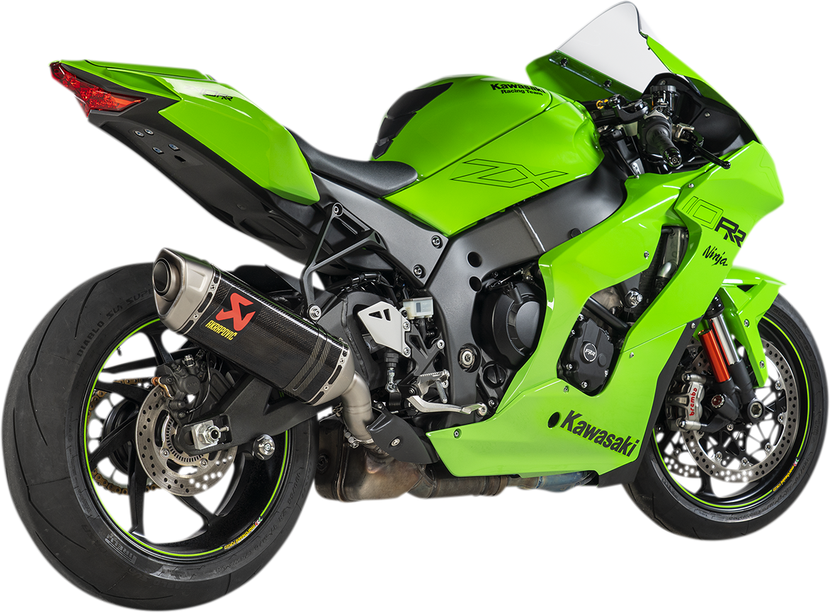 AKRAPOVIC Slip-On Series Muffler - Carbon Fiber Ninja ZX-10RR 2021 - 2023-2024-2025 S-K10SO27-HRC 1811-4139