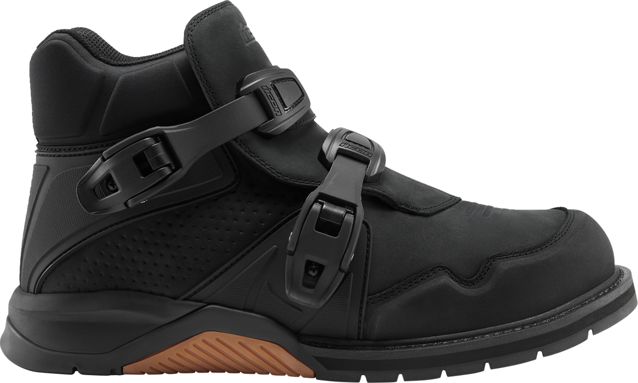 ICON Slabtown Waterproof Boots - Black - Size 11.5 3403-1312