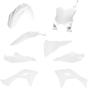 CYCRA 5 Piece Replica Body Kit - White - Kawasaki KX 450 2024 1CYC-9436-42