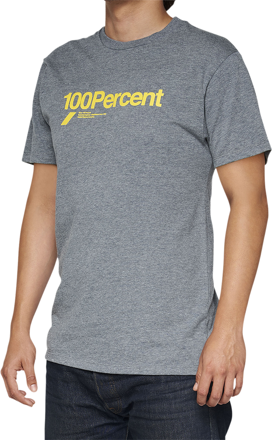 100% Bilto T-Shirt - Heather Gray - Large 32142-188-12