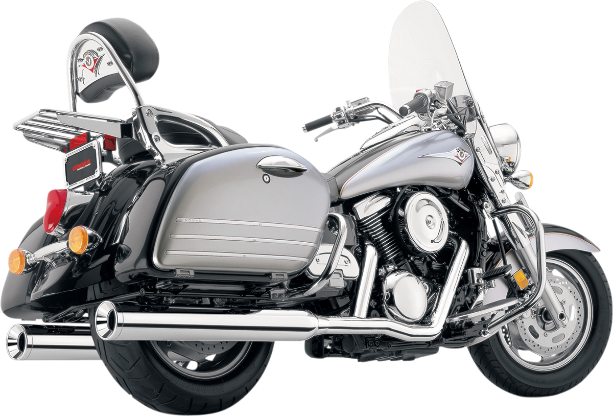 COBRA True Dual Exhaust - Straight Cut - Nomad 1500/1600 Vulcan Nomad 4368