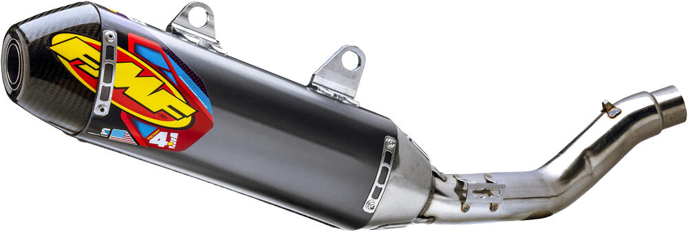 FMF Factory 4.1 RCT Slip-On Muffler - Stainless Steel - Carbon Fiber Cap KX 450 2024 042403 1821-2093