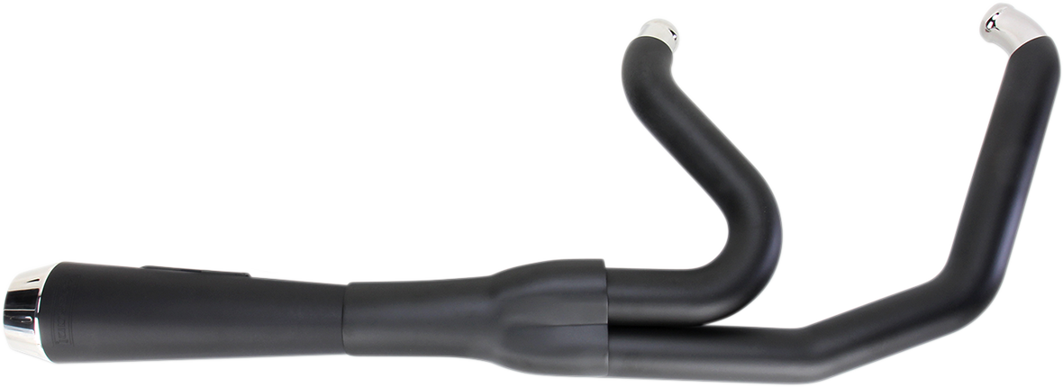 BASSANI XHAUST Road Rage Exhaust - Black - Short - '06-'17 Dyna FXD 13122J