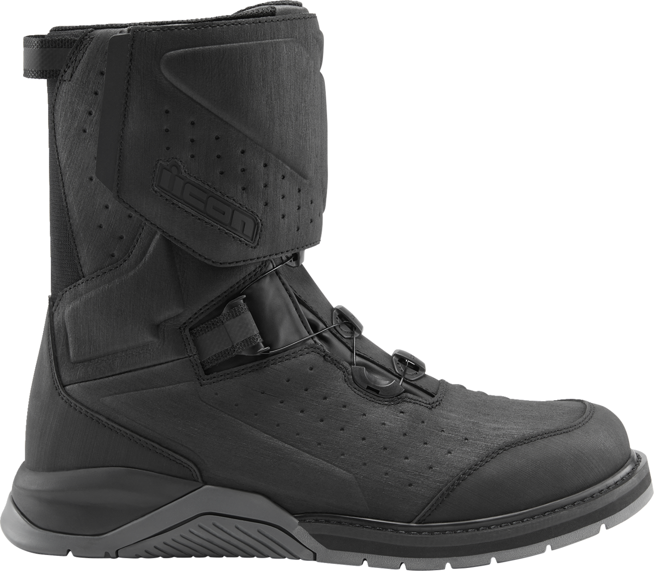 ICON Alcan Waterproof Boots - Black - Size 12 3403-1241