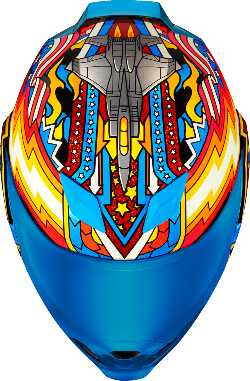 ICON Airflite™ Helmet - Flyboy - Blue - Large 0101-16013
