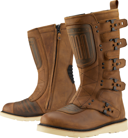 ICON Elsinore 2 Boots - Brown - Size 8.5 3403-1139