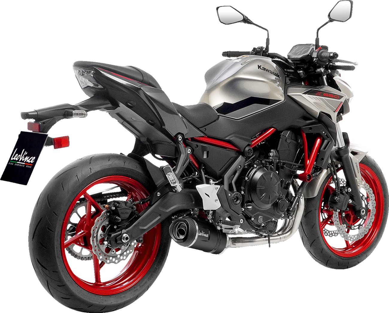 LEOVINCE LV One EVO Slip-On Muffler -Z 650 RS /Versys 650 Black 2021-2023 14379EBN