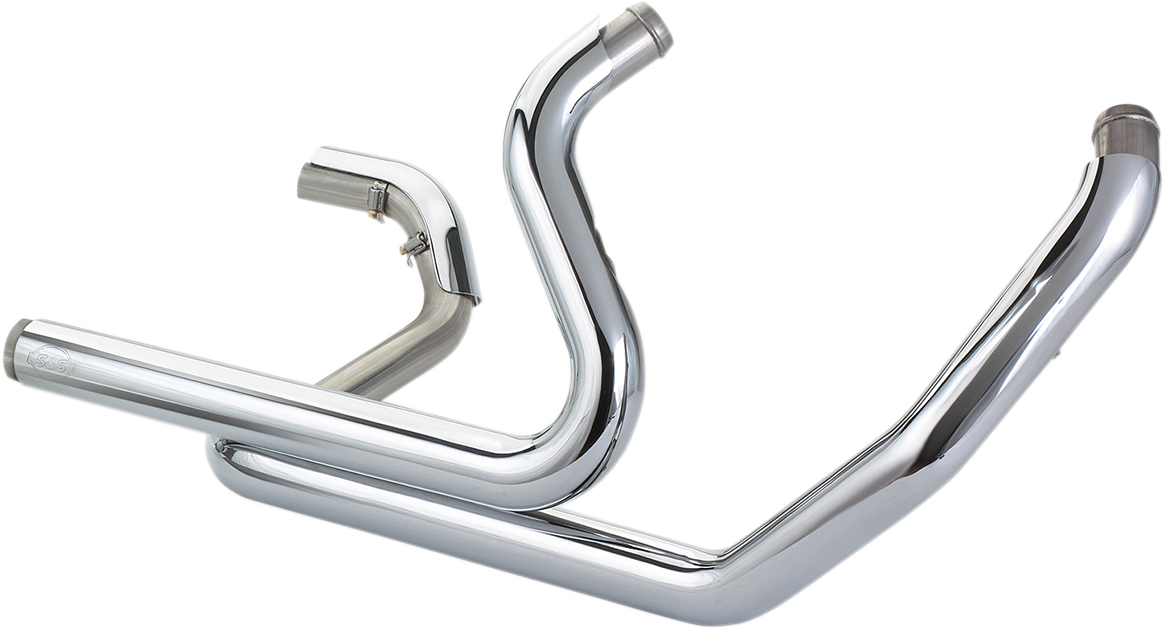 S&S CYCLE Power Tune® Dual Headers - Chrome 550-0704