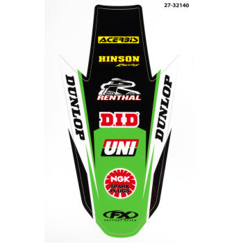 FACTORY EFFEX Rear Fender Graphic - KX 450 2024-2025 27-32140