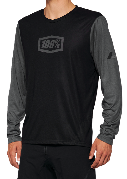 100% Airmatic Long-Sleeve Jersey - Black - Small 40019-00000