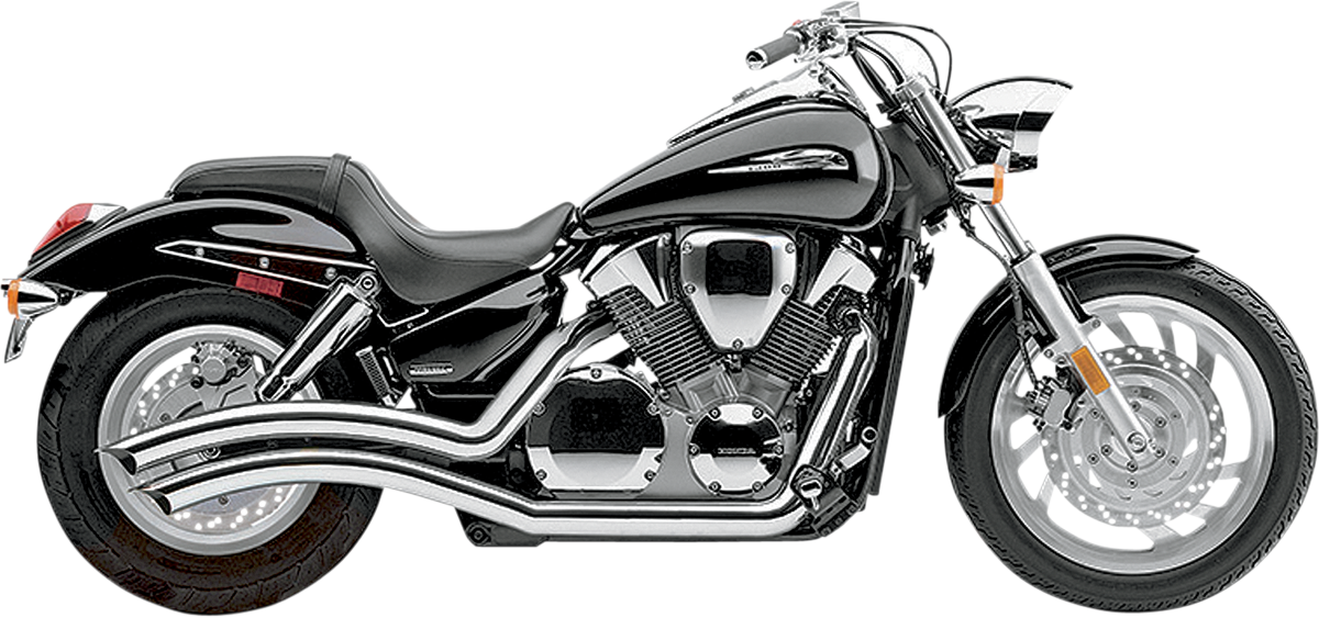 COBRA Speedster Swept Exhaust - Chrome - VTX1300C 2004-2009 1230
