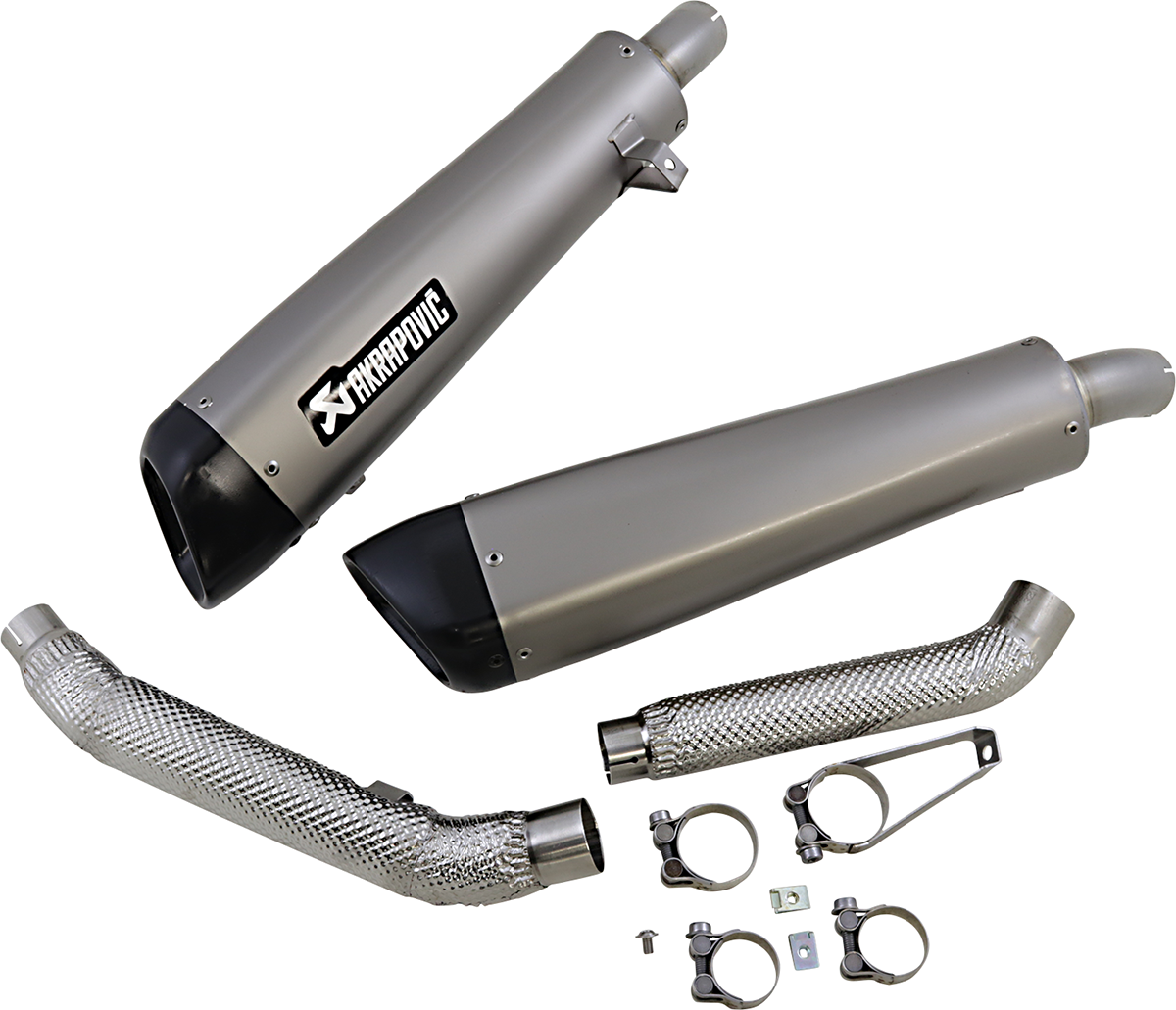 AKRAPOVIC Titanium Mufflers S-T12SO3-HCQT Scrambler 1200 XC/XE 2019-2020 1811-3943