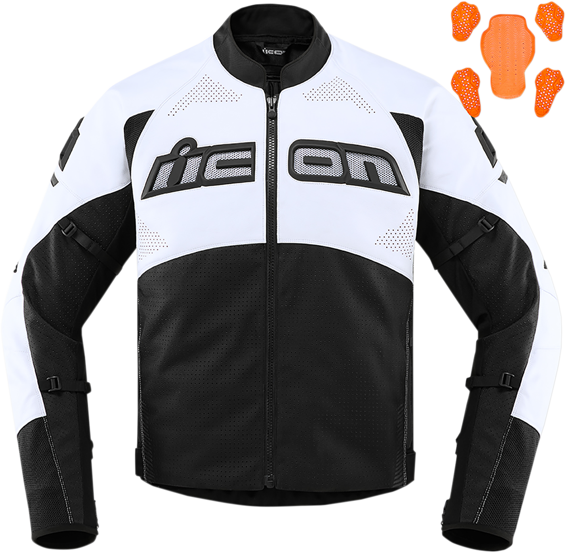 ICON Contra2™ Perf CE Jacket - White - 3XL 2810-3671