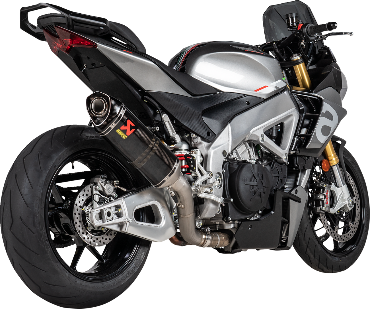 AKRAPOVIC Slip-On Line Muffler - Carbon Fiber RSV4 / Tuono V4 1100 2021-2024 S-A10SO13-RC 1811-4238
