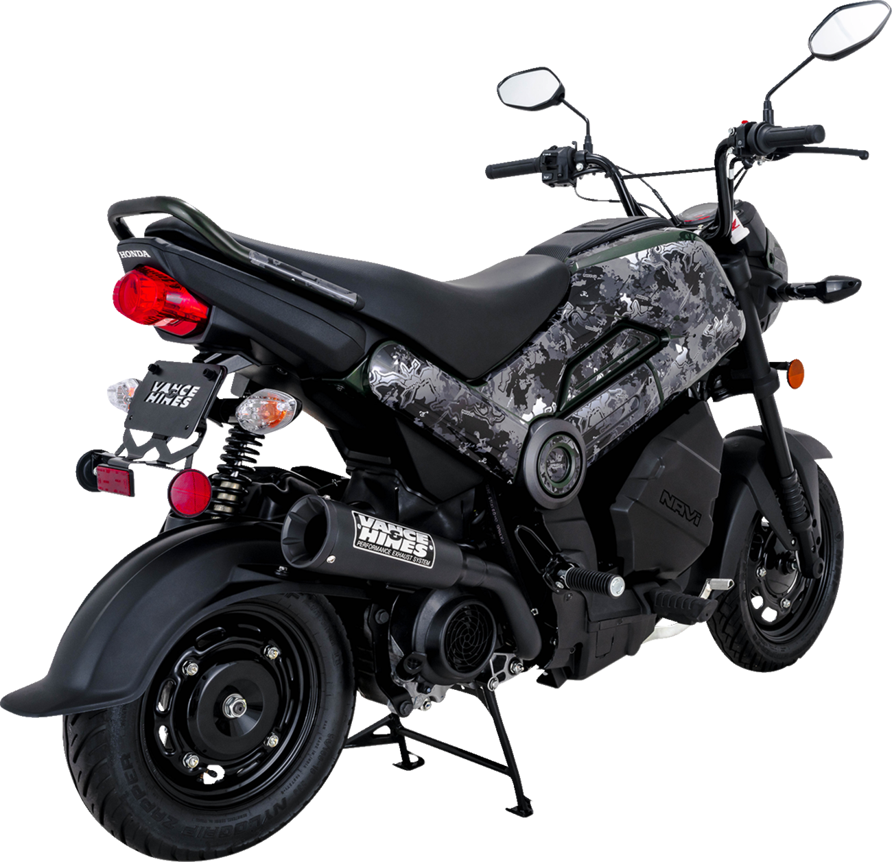 VANCE & HINES Upsweep Exhaust System - Black for Navi 2022 48241 1811-4379