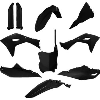 POLISPORT Body Kit - With Fork Guards - Black - Kawasaki - KX 250/450F 2024-2025 91362