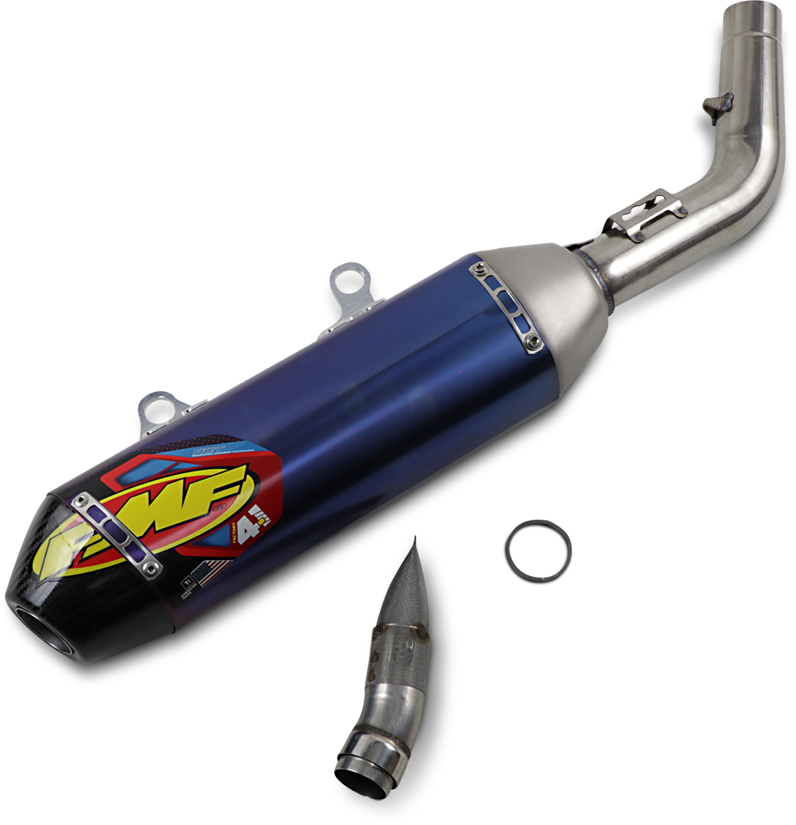 FMF Factory 4.1 RCT Muffler - Anodized Titanium 045633 – MotoSportsGR