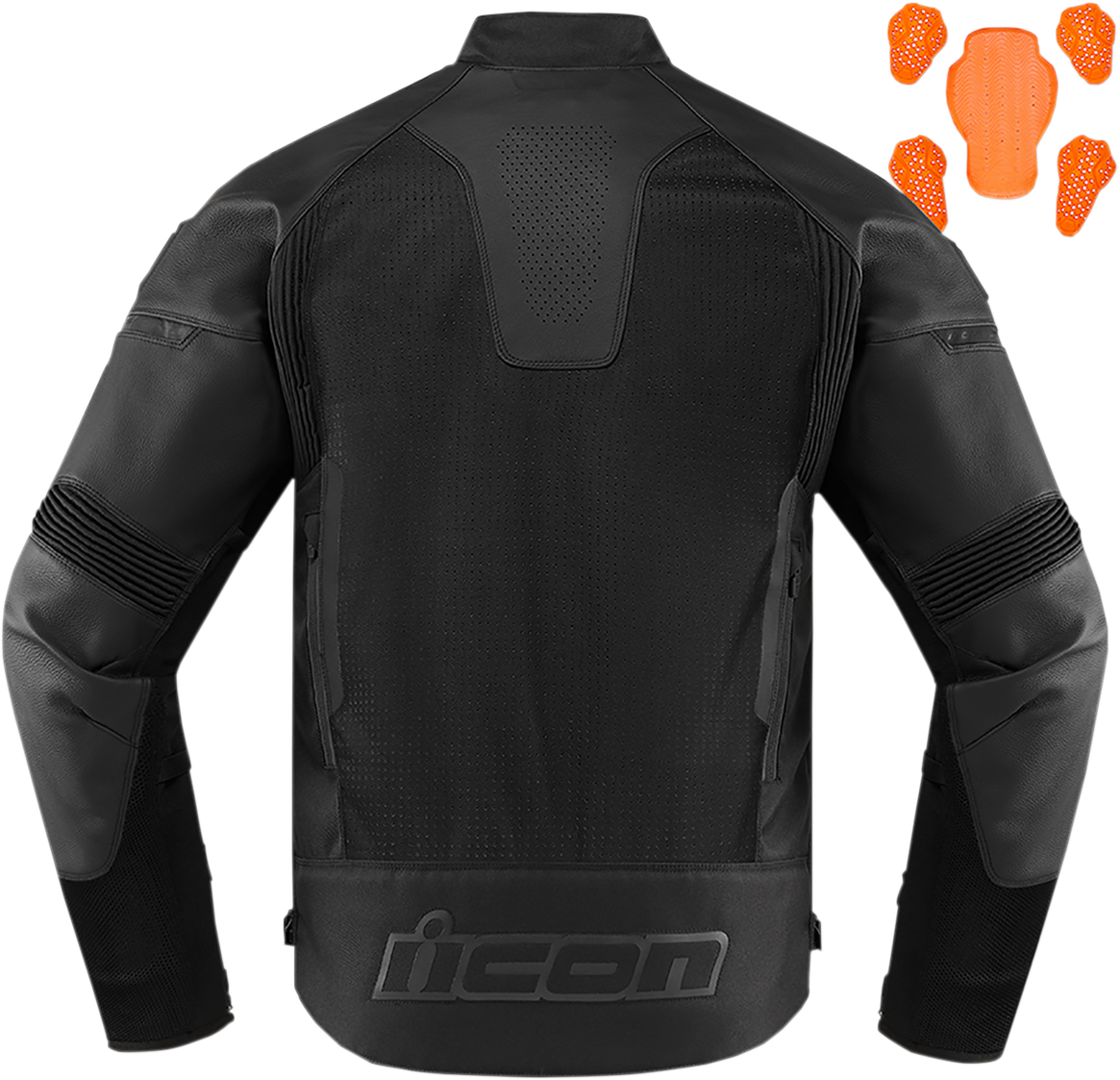 ICON Contra2 Perf CE Jacket - Stealth - Large 2810-3662