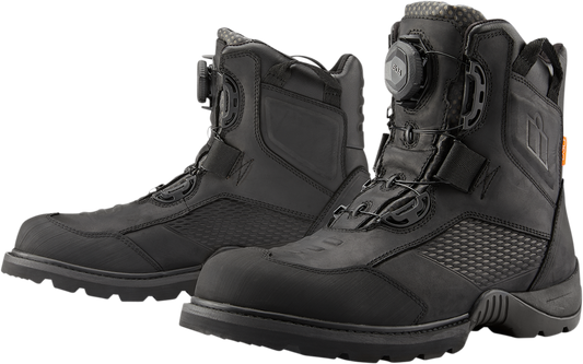 ICON Stormhawk Boots - Black - Size 13 3403-1159