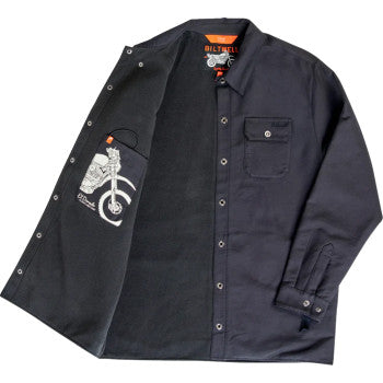 BILTWELL El Dorado Shirtjack - Black - XL 8129-121-005