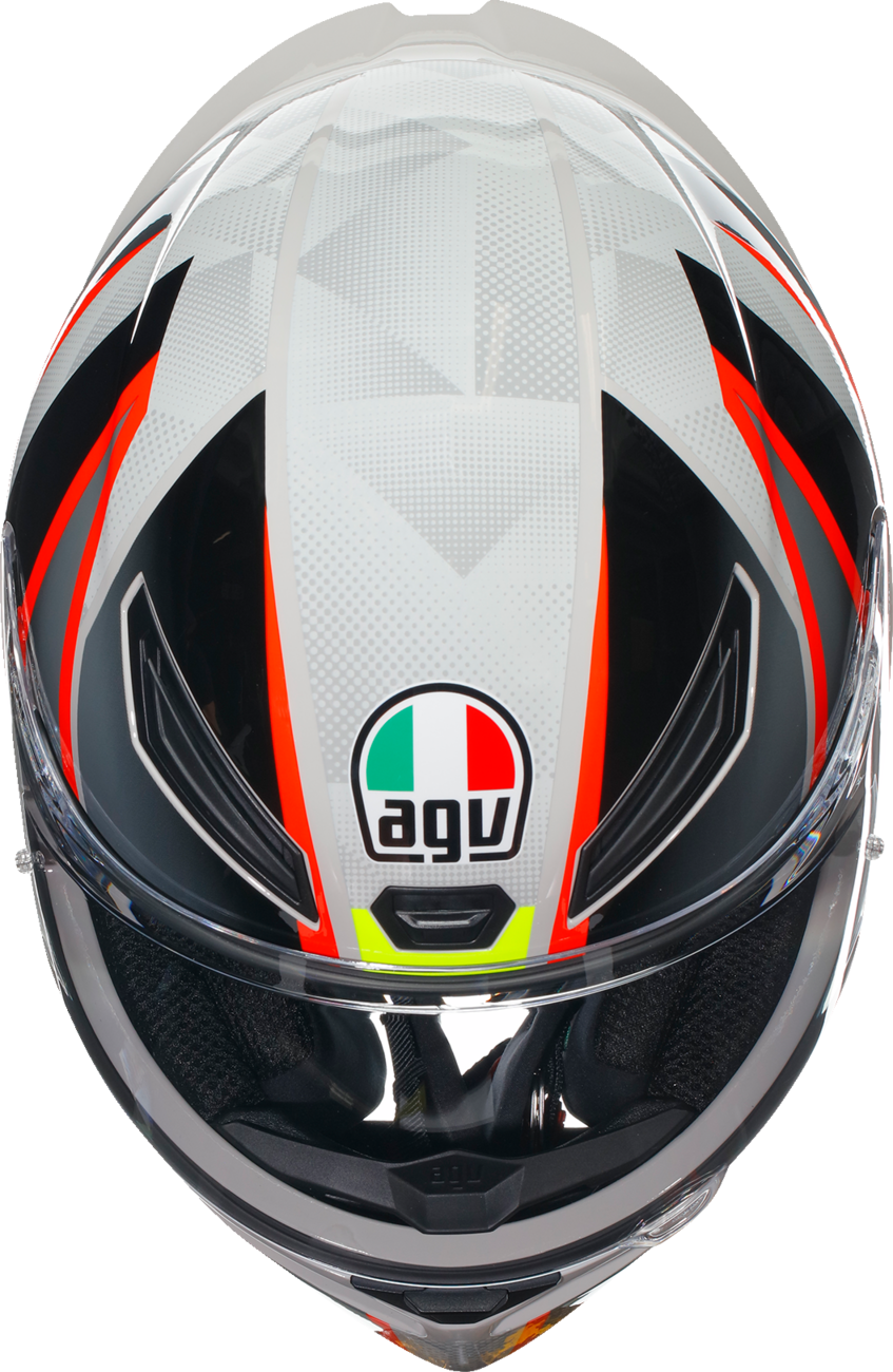 AGV K1 S Helmet - Blipper - Gray/Red - Small 2118394003030S