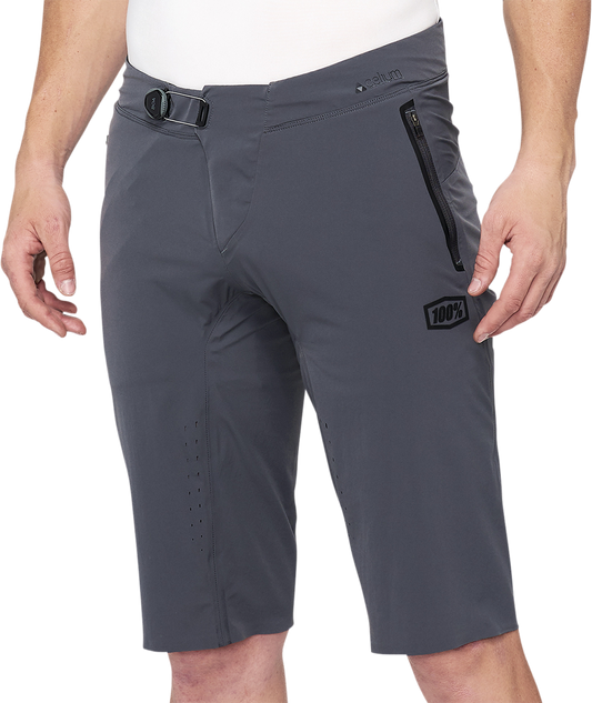 100% Celium Shorts - Charcoal - US 38 40012-00012