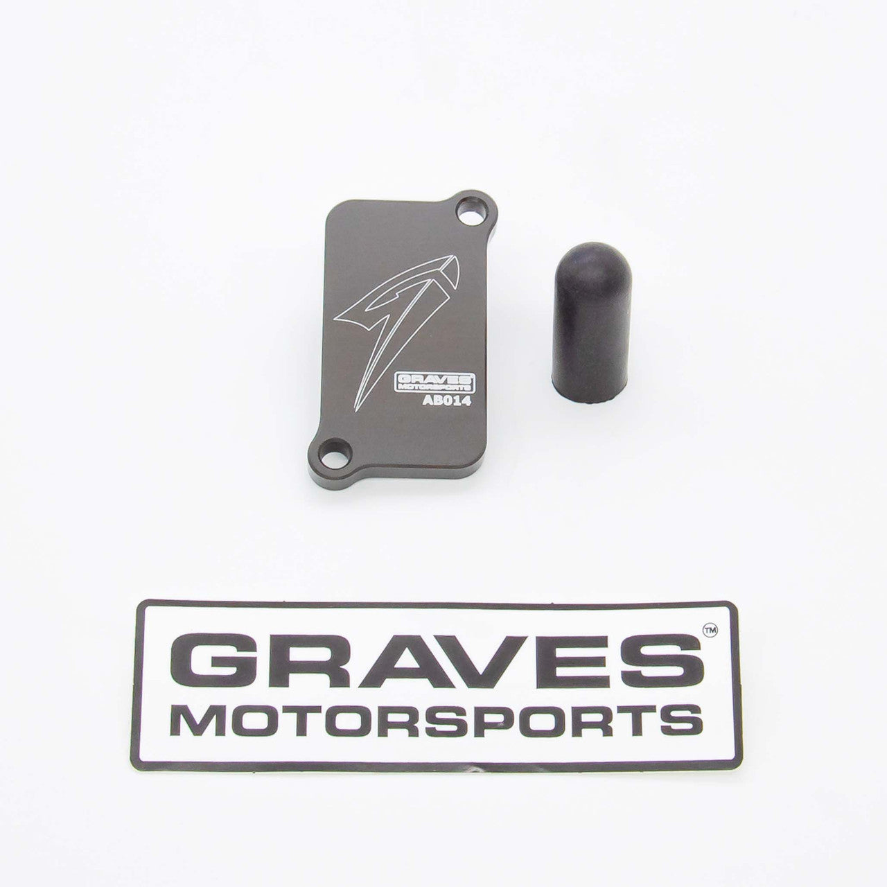 Graves Motorsports Smog Block Off Plate Honda CB300/CRF250/300 AB014