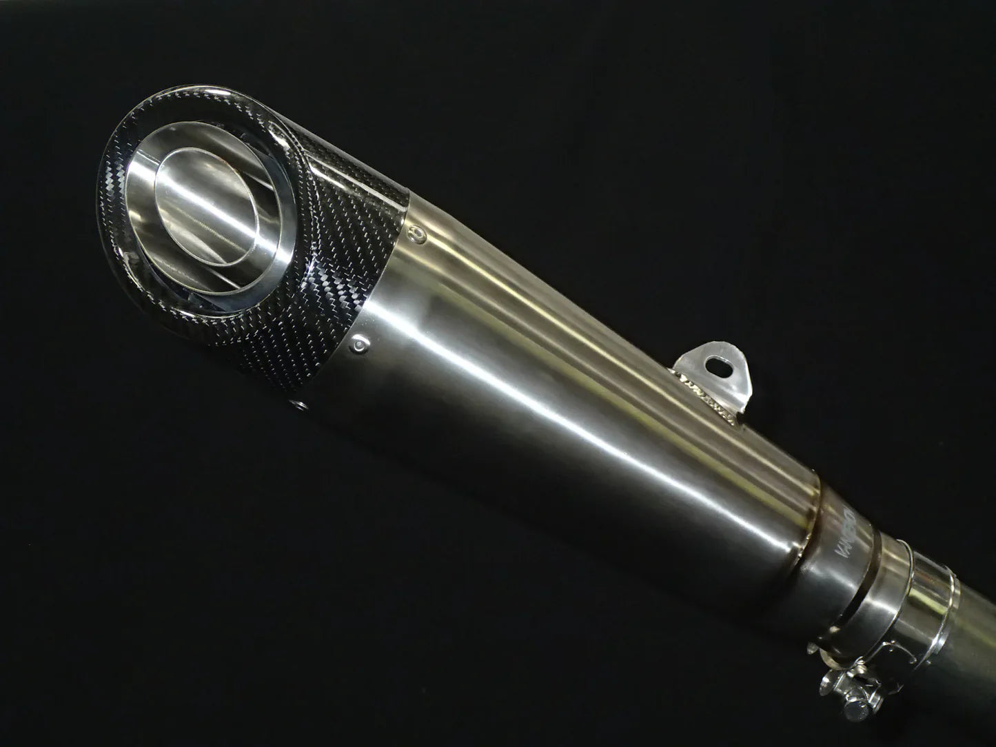 Vandemon Titanium Carbon Tip Slip-On H2 SE SX 2018-24 SKU: KAWAH2SESXH2RTIMUFC