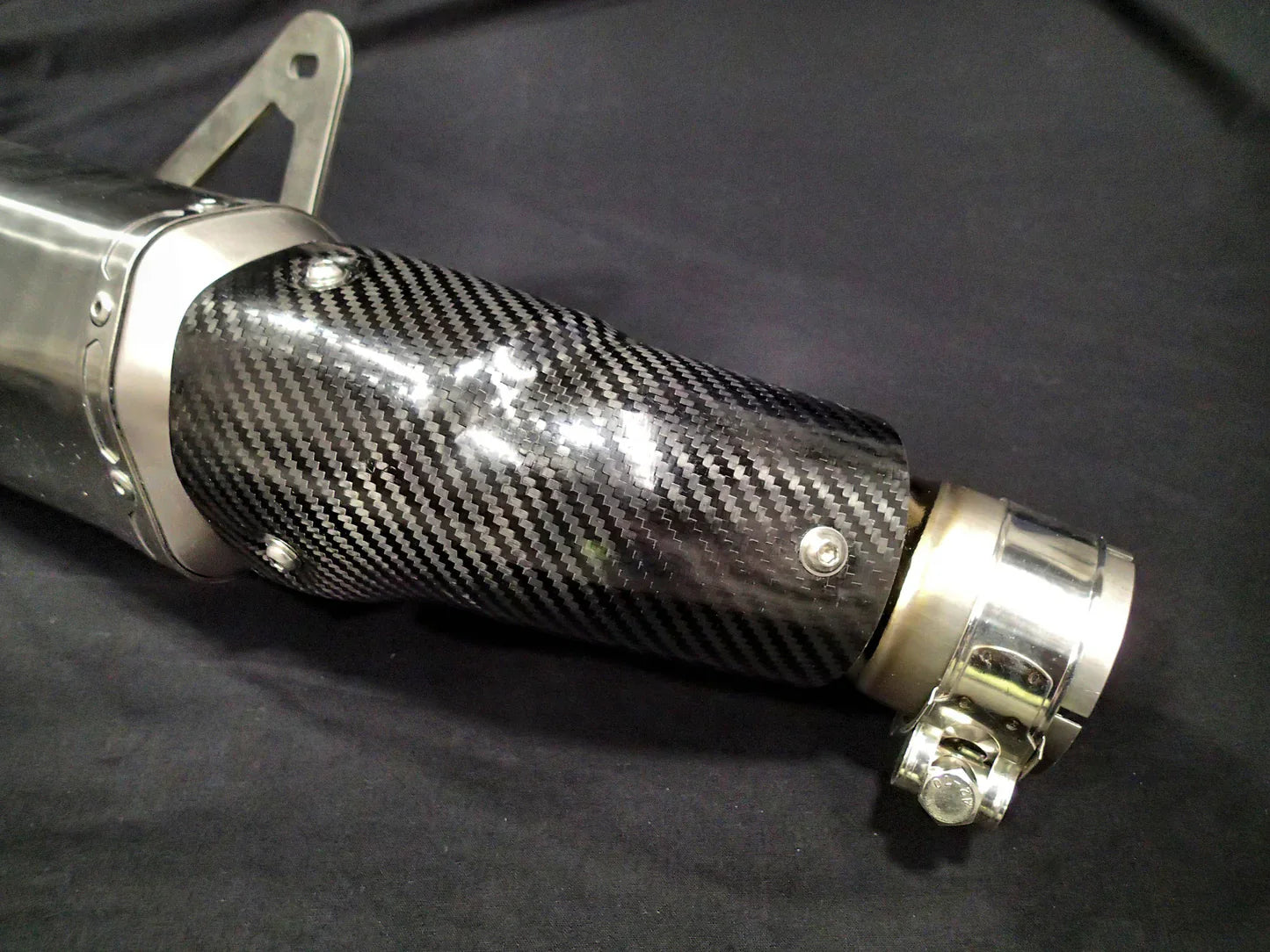 Vandemon Titanium Slip-On Muffler Kawasaki H2 SE SX 2018-24 KAWAH2SESXTITBRMUF6