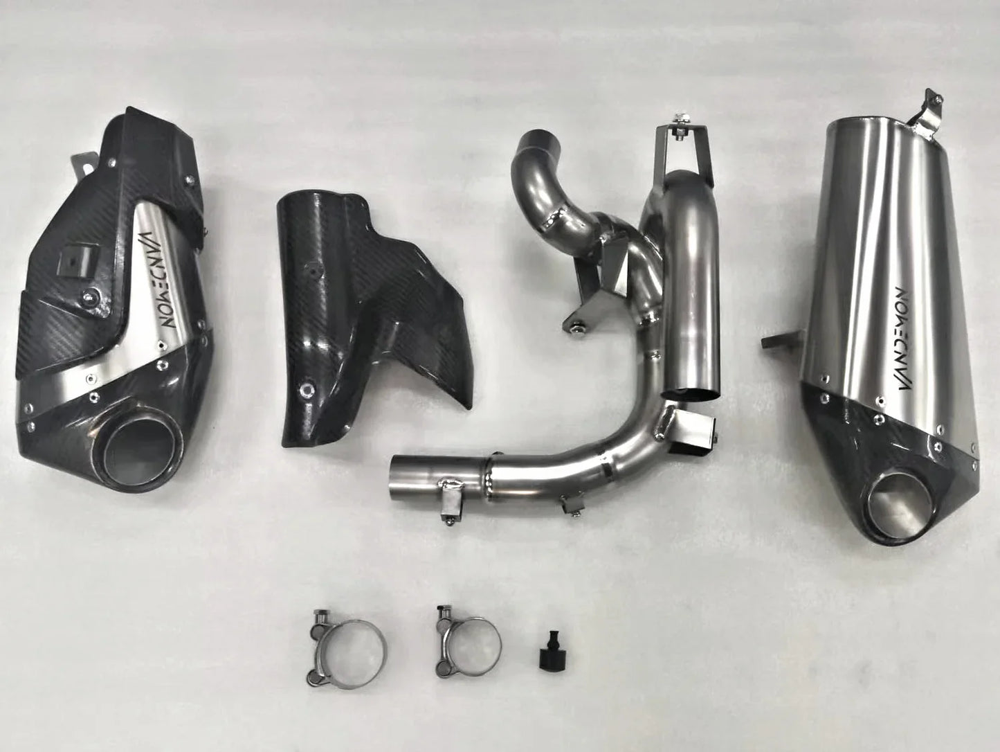 Vandemon Triumph Rocket 3R, GT and Storm Titanium Slip-On Mufflers 2019-2024 TRIUMROCKET3MUFC