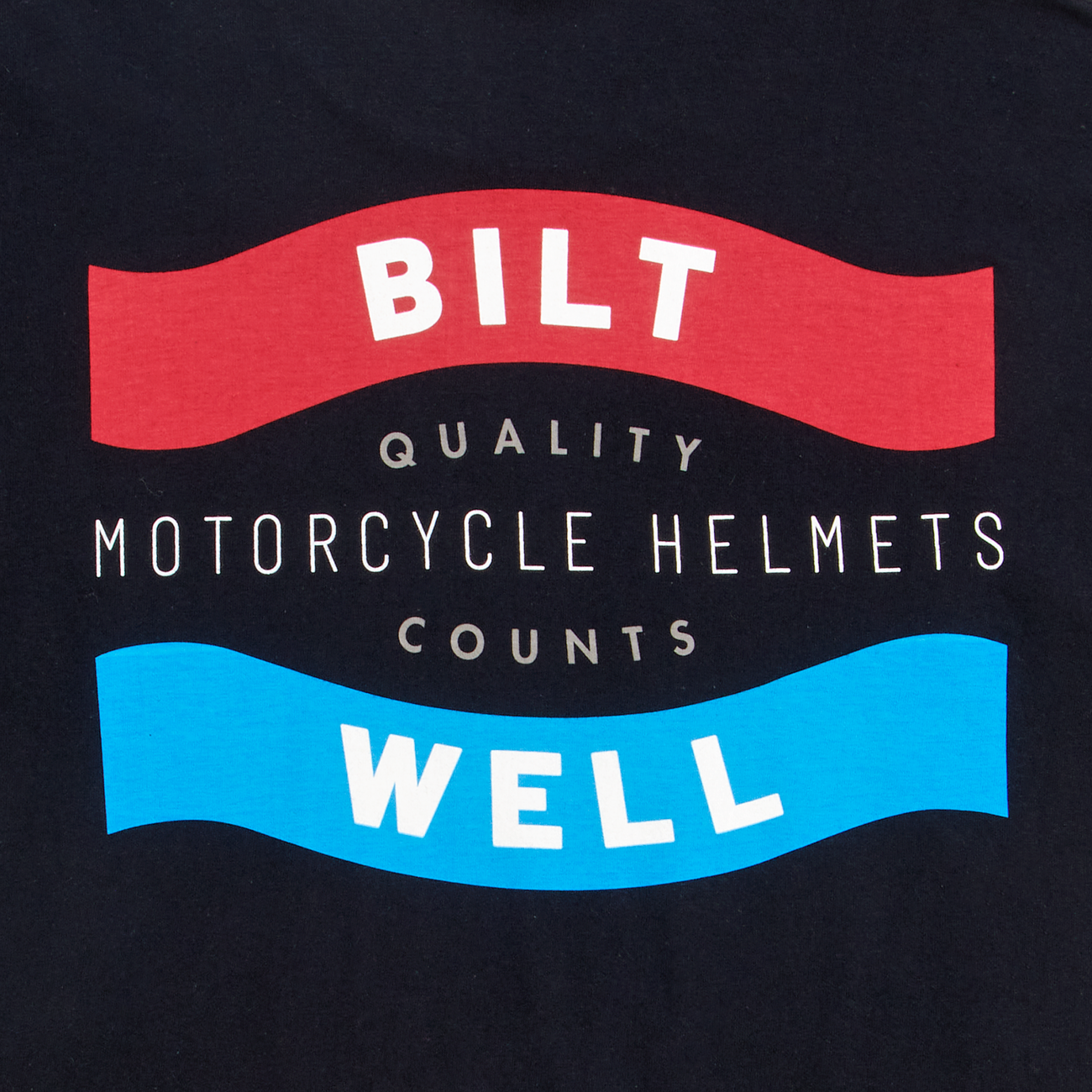BILTWELL Badge T-Shirt - Black - Large 8101-074-004