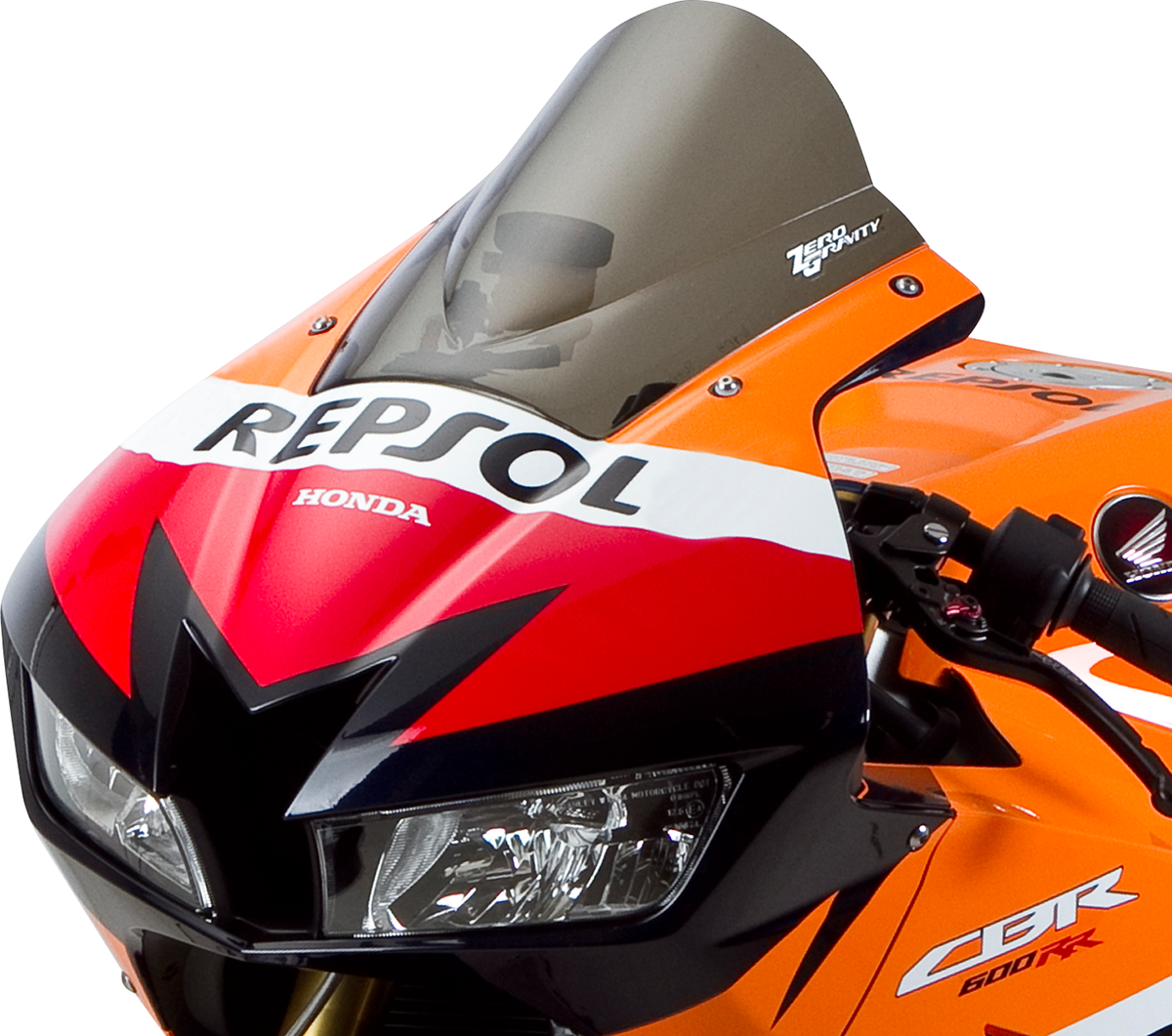 Zero Gravity Double Bubble Windscreen - Smoke - 600RR 16-408-02