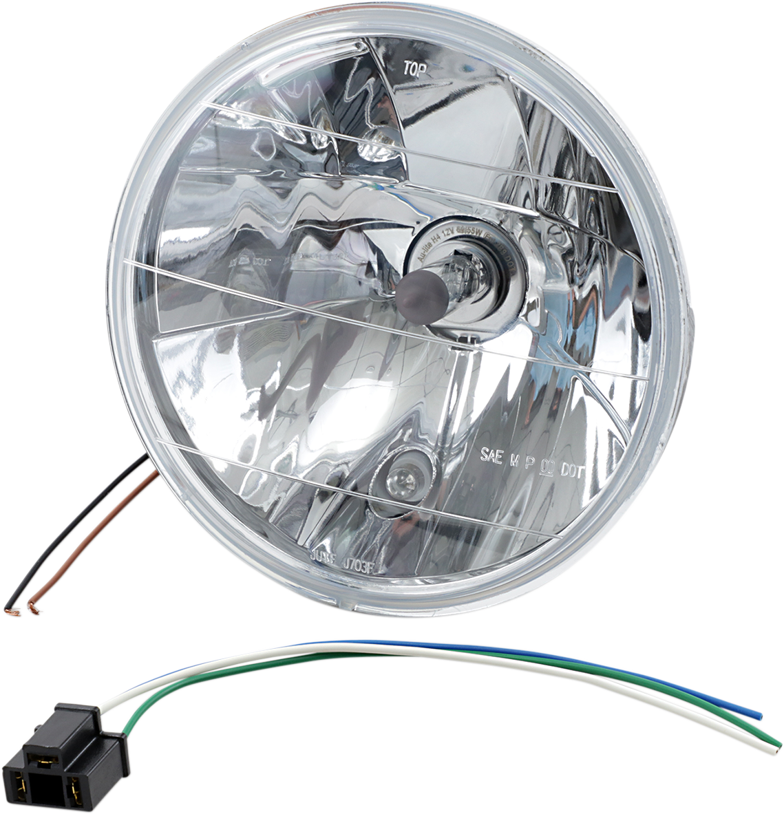 DRAG SPECIALTIES 7" Headlight with Running Light 160395-LBX1