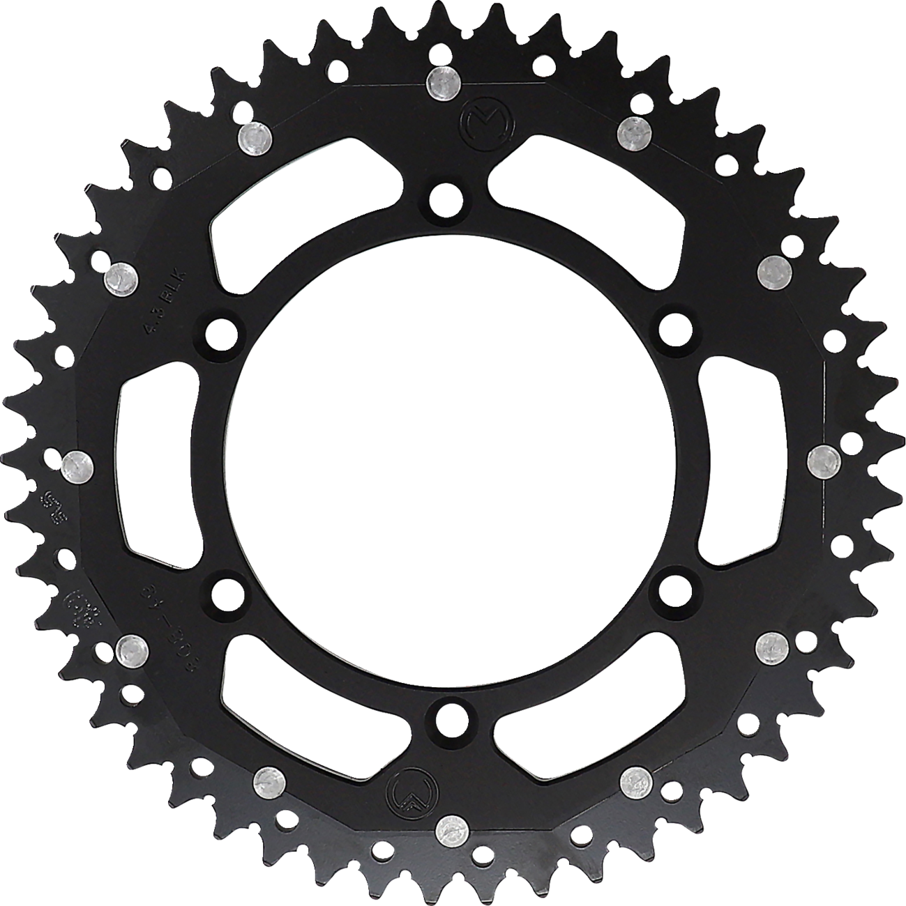 MOOSE RACING Dual Sprocket - Black - 49 Tooth 1210-808-49-10X