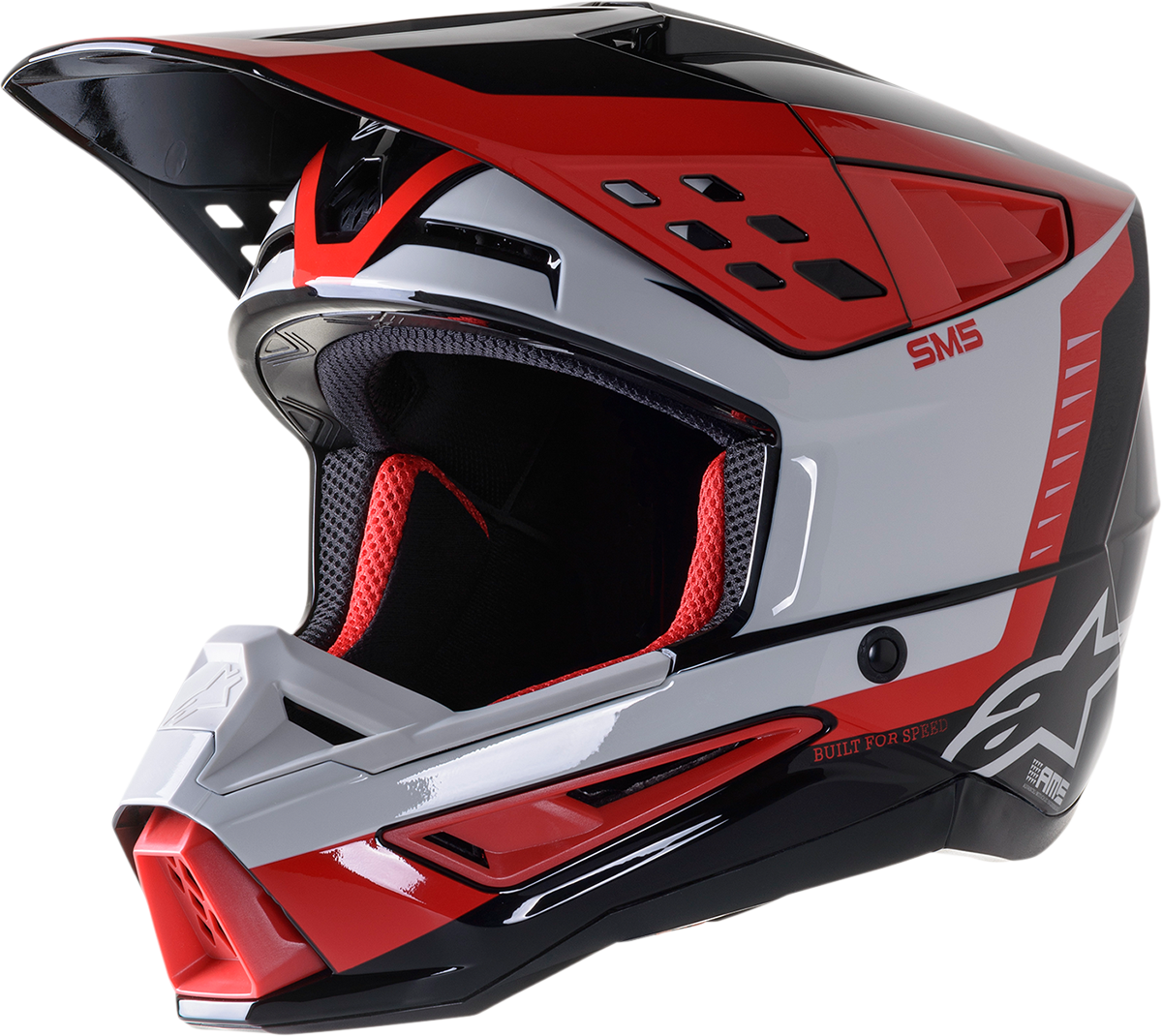 ALPINESTARS SM5 Helmet - Beam - Black/Gray/Red - XL 8303722-1313-XL