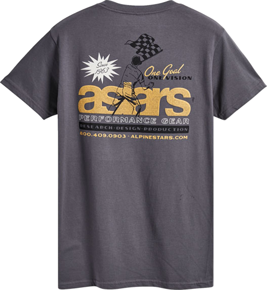 ALPINESTARS Flagged T-Shirt - Charcoal - XL 12337215018XL