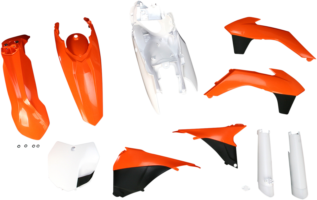 ACERBIS Full Replacement Body Kit - OEM '13 Orange/White/Black 2314333914