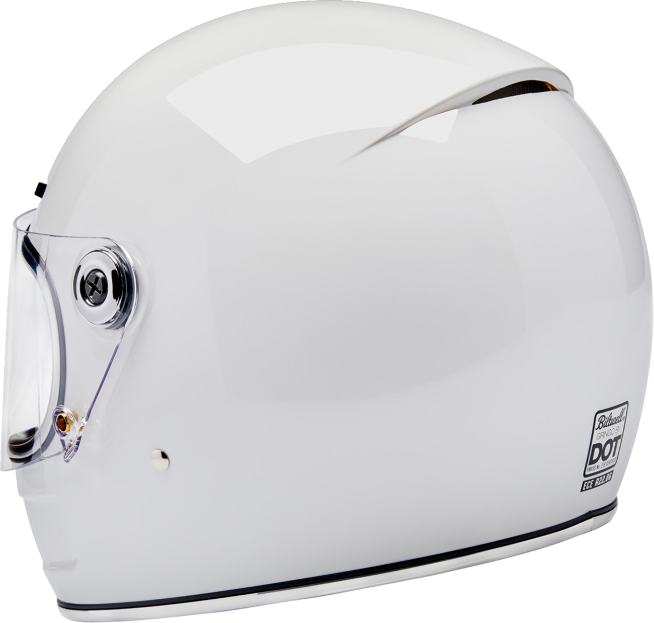 BILTWELL Gringo SV Helmet - Gloss White - XS 1006-104-501