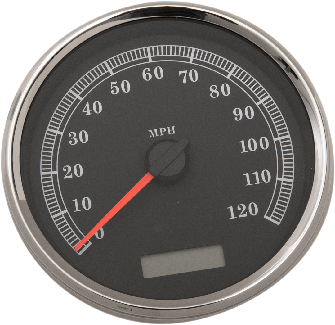 DRAG SPECIALTIES Electronic Speedometer - Black - 120 MPH SFTL S/B 04-10/FXDWG04-11 83104B