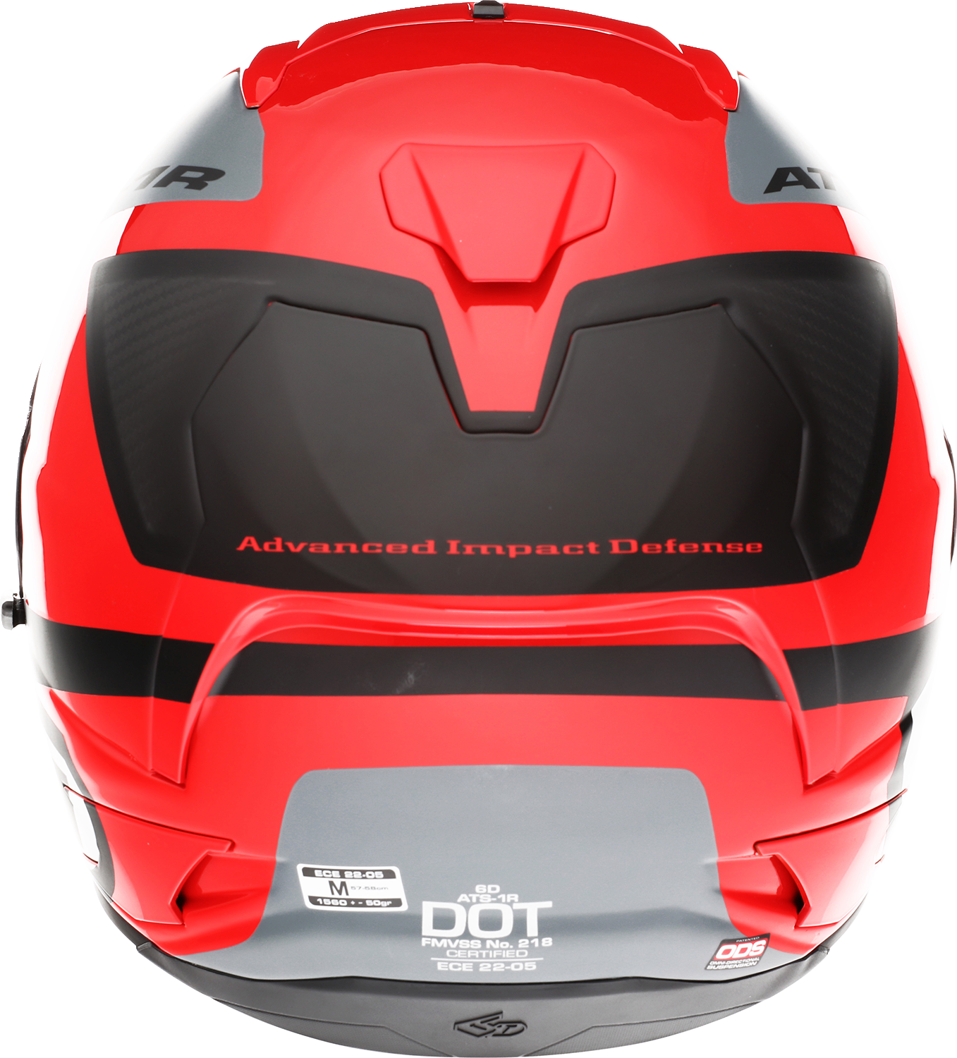 6D ATS-1R Helmet - Wyman - Red/Gray - Small 30-0735