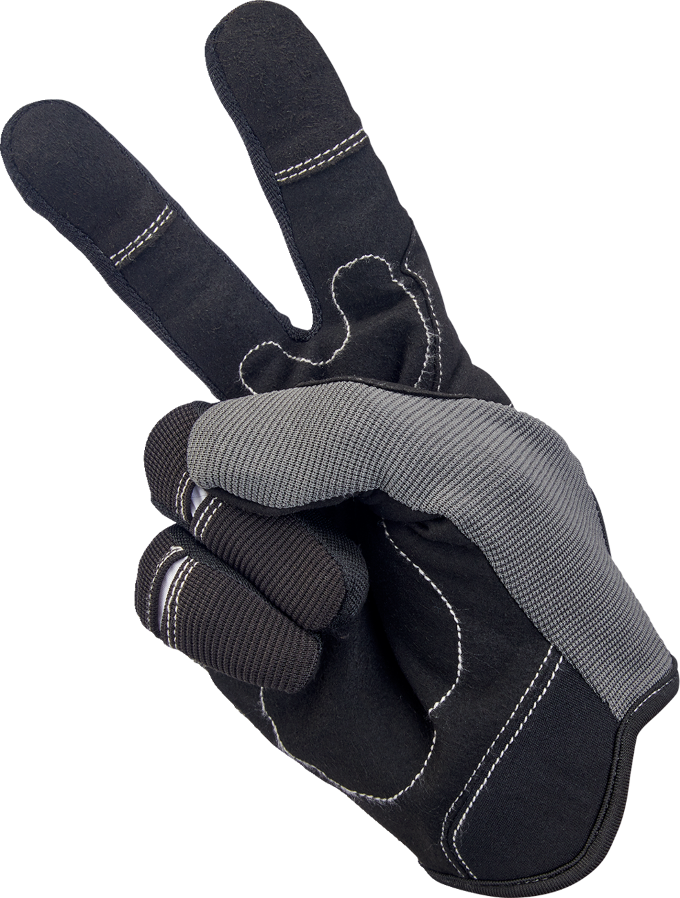 BILTWELL Moto Gloves - Gray/Black - Medium 1501-1101-003