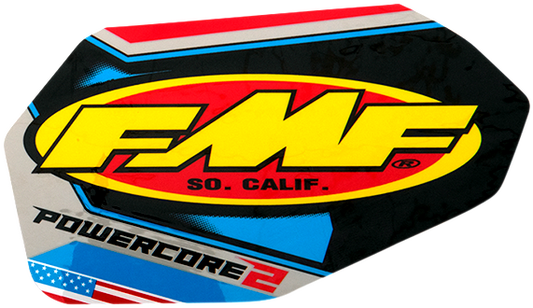 FMF Exhaust Replacement Decal - Powercore 2 014844 4320-2202