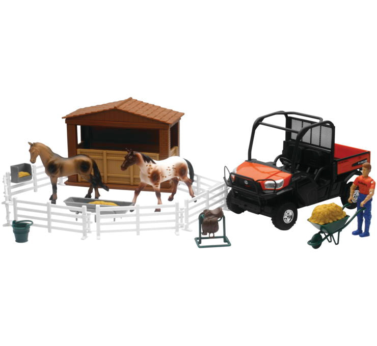 New Ray Toys Kubota Rtv X1120d Hrs Set 1:18