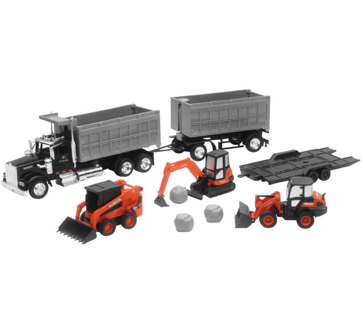 New Ray Toys Kubota Dump Truck Set 1:43