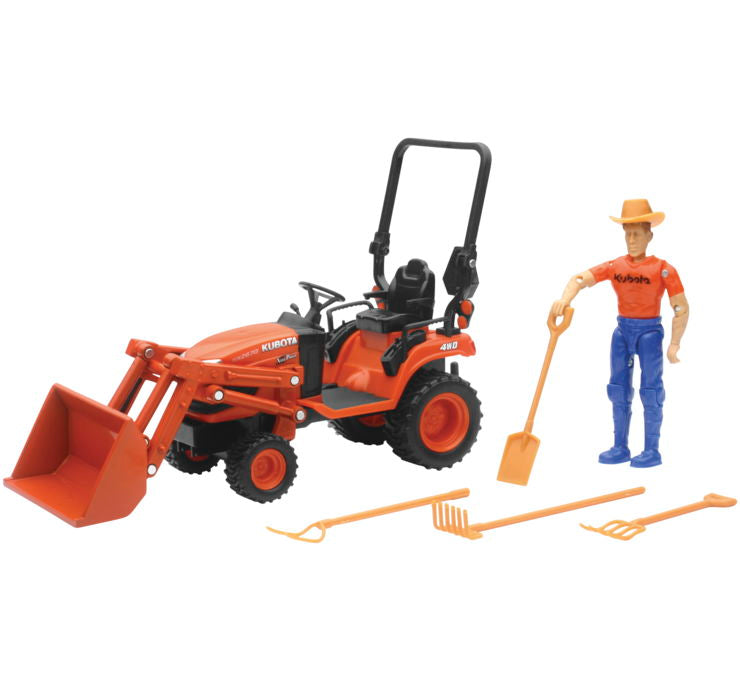 New Ray Toys Kubota Comp Trctr Ldr 1:18