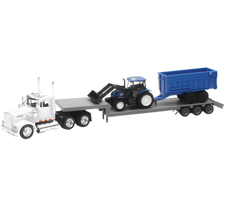 New Ray Toys Kw W900 Lwboy Nh T6 Trlr 1.43