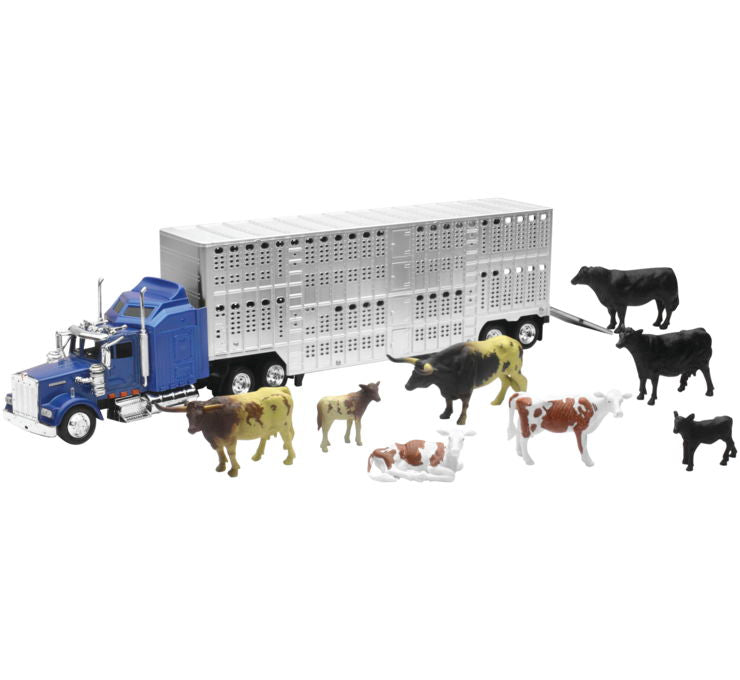 New Ray Toys Kw W900 Lvstk Haulr Ani Set